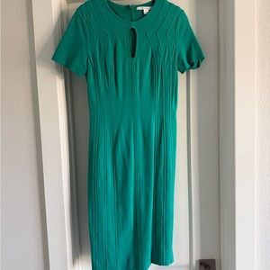 Diane Von Furstenberg Teal BodyCon Dress